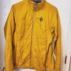 Black Diamond women's light jacket in yellow large